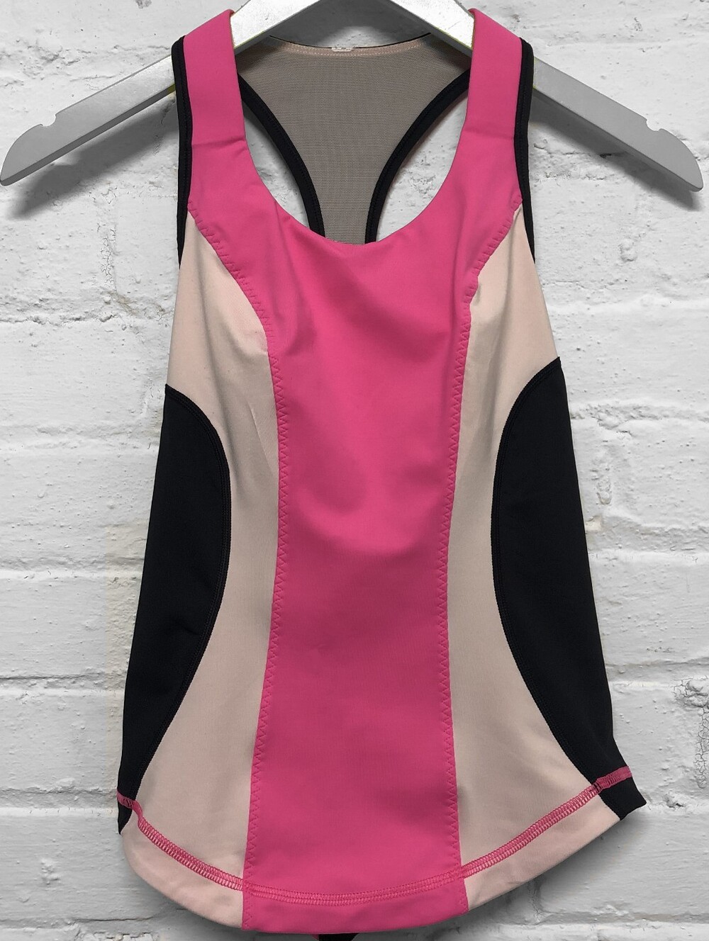 LULULEMON Cardio Kick Tank Top Pinkelicious / Parfait Pink / Black